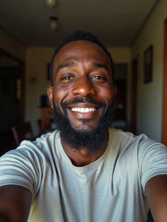 Before — casual selfie