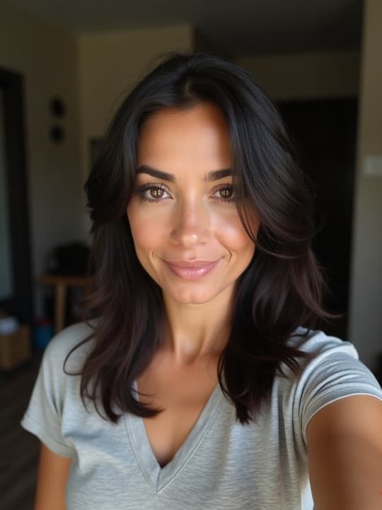 Before — casual selfie