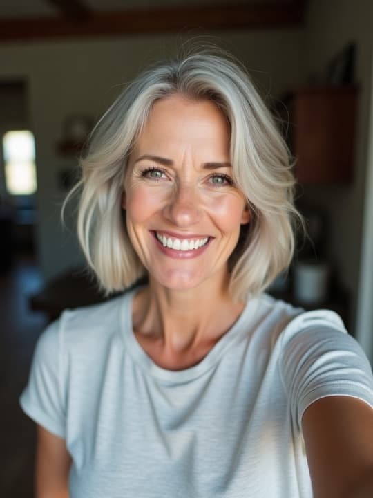 Before — casual selfie